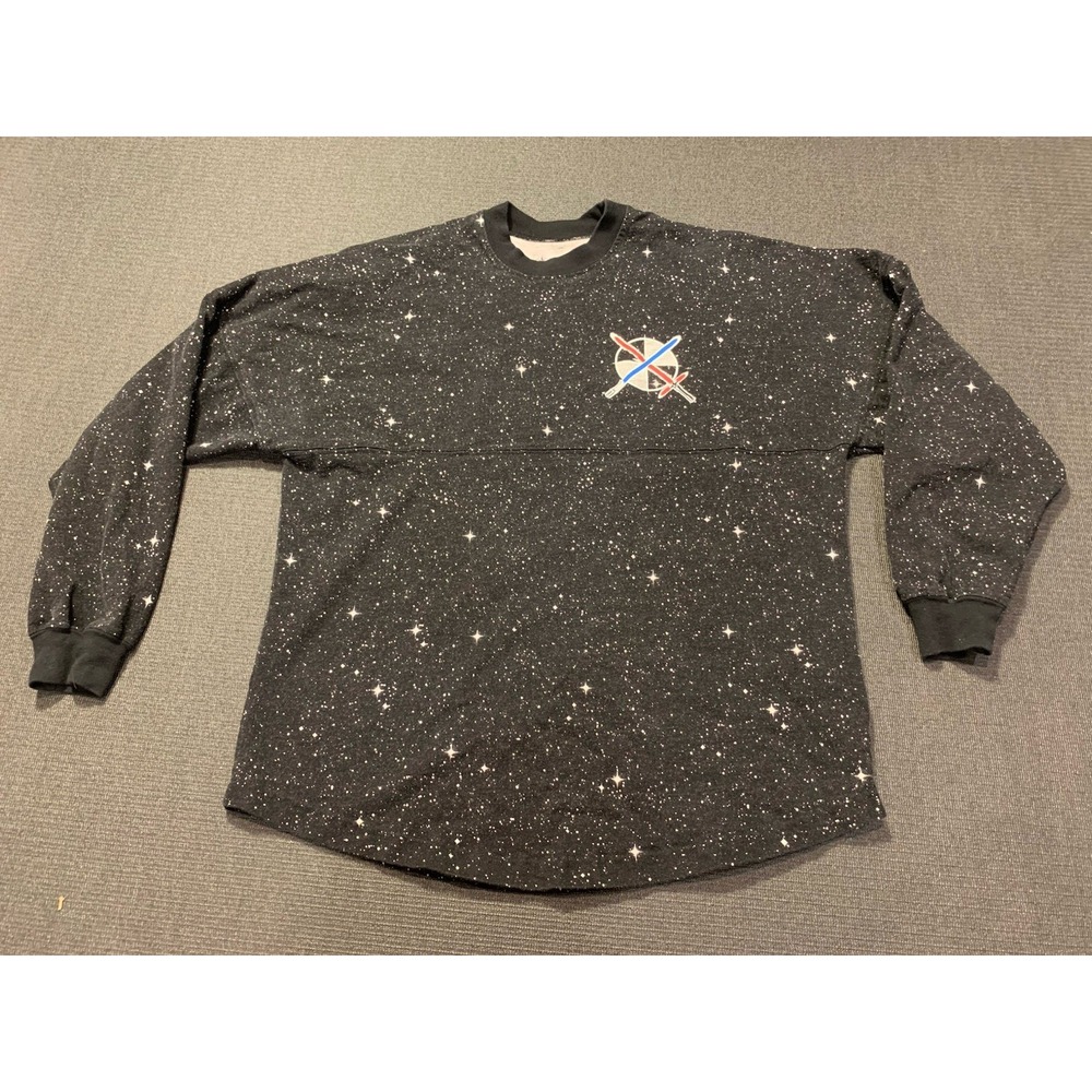 Disney Spirit Jersey Small Star Wars Galaxy Light Saber Skywalker Shirt AOP